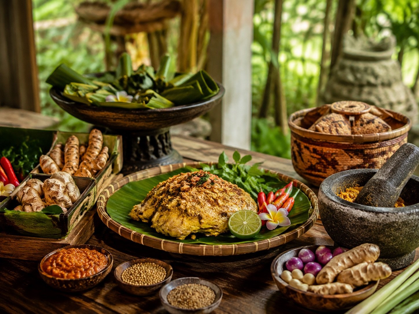 Ilustrasi AI bertema Kuliner & kopi, bukan foto lokasi sebenarnya